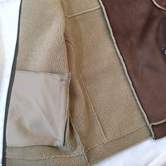 Calvin Klein Shearling Jacket - Picture 4 of 8